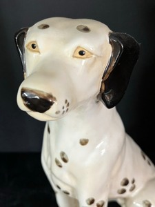 lot 55 image: Ceramic Dalmatian Dog Figurine