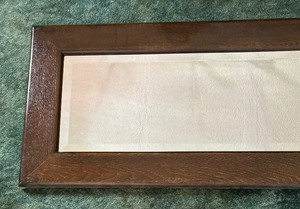 lot 62 image: Vintage Wooden Framed Wall Mirror