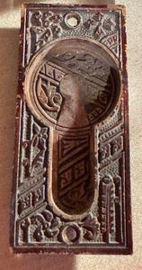 lot 293 image: Antique Aesthetic Bronze Pocket Door Plates