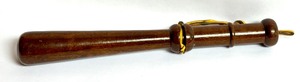lot 161 image: Vintage Wooden Police Baton