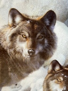lot 271 image: Carl Bender Long Distance Hunters Framed Art Print
