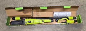 lot 19 image: Earthwise 8 6.5A  Corded Electric Pole Chainsaw