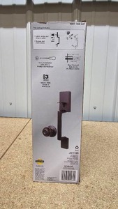 lot 20 image: Defiant Entry Door Handle Vancouver Matte Black finish