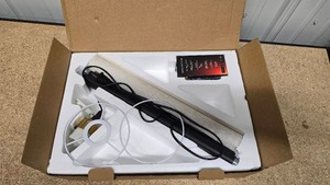 lot 28 image: Smart LED Pole Floor Lamp works with Alexa & Google Home