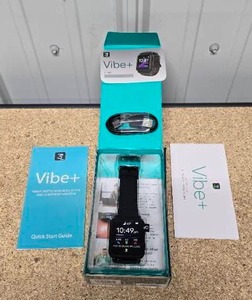 lot 34 image: 3 Pro Vibe Smart Watch with built-in GPS & Heart Rate monitor - Black