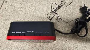lot 36 image: Jensen AMFM Weather Band Clock Radio with Weather Alert