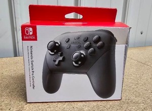 lot 41 image: Nintendo SWITCH Pro Controller - Black