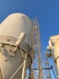 Saw Dust Silo, Approx. 35x16