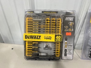 DEWALT 13PC TITANIUM BIT SET & 40PC FLEX TORQ BIT SET