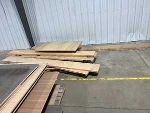 4 STACKS OF PARTICAL BOARD REMNANTS