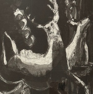 lot 79 image: Stags of Porkchop Hill Framed Artists Proof Print