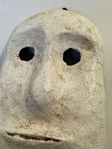 lot 86 image: Decorative Artisan Crafted Wall Halloween Ghost Mask