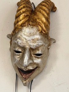 lot 76 image: Artisan Crafted Mask by Agostino Dessi