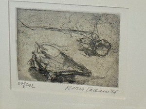 lot 70B image: Framed Drawing Print by Mario Fallani