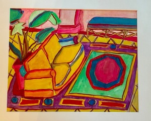 lot 195 image: Pop Art Style, Colorful Original Artwork by Natalie Goldberg