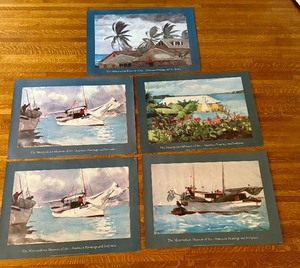 lot 189 image: Five Vintage Unframed The Metropolitan Museum of Arts Poster Prints