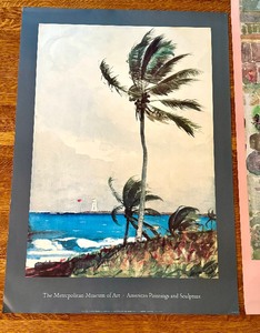 lot 188 image: Two Vintage Unframed The Metropolitan Museum of  Arts Poster Prints
