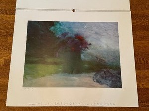 lot 186 image: Vintage 1987 PROM GALERIE Mario Fallani  1987 Mario Fallani Calendar Prints