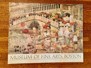 lot 187 image: Two Vintage Unframed Museum of Fine Arts, Boston Poster Prints