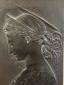 lot 157 image: Donatello St. Cecilia Reproduction Vintage Hanging Wall Plaque