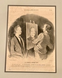lot 110 image: Vintage Black and White Les Beaux Jours Delavie