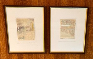 lot 122 image: Pair of Framed Watercolor Paintings