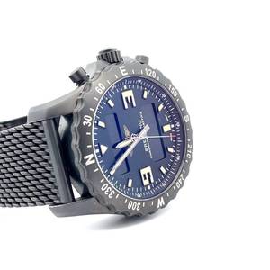Breitling M78366 Chronospace Military Special Edition w Black Steel Band 46mm $6,200 Retail VIDEO