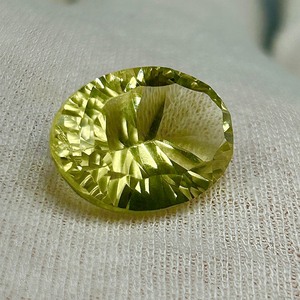 11.15 Carat Starburst Fancy Cut Lemon Citrine Gemstone