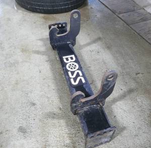 lot 20 image: Boss snowplow mount for 2017 Ford SuperDuty