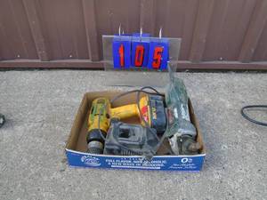 Flat of tools. As shown.