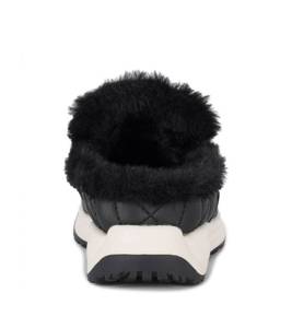 lot 21 image: Baretraps Gemma Womens Shoes  Slippers - Faux Fur Lined - Color Black Choice of Size 6 - 11