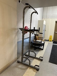 lot 3 image: Relife Captains Chair W Pull Up Bar