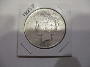 lot 2 image: 1923-P (Philadelphia Mint) Peace Silver Dollar