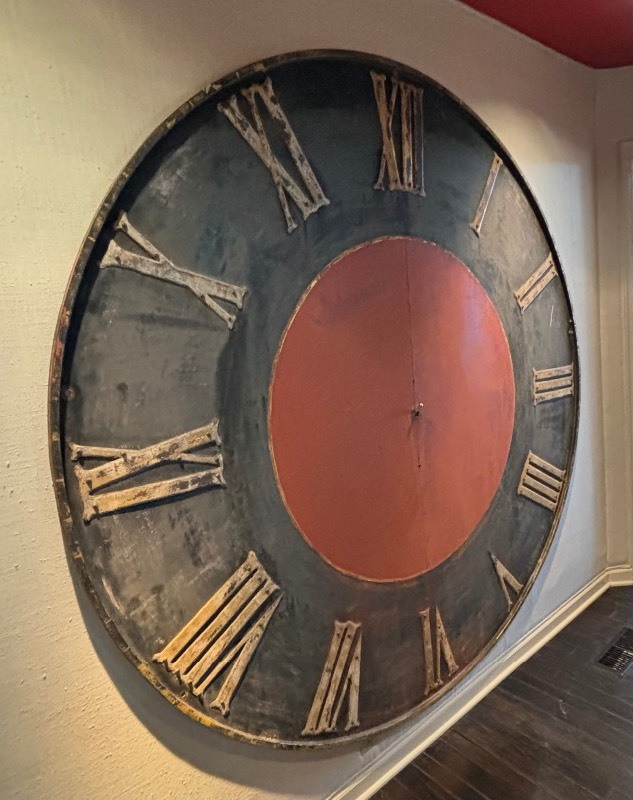 lot 1 image: Extraordinary Antique Large Round Clock Face