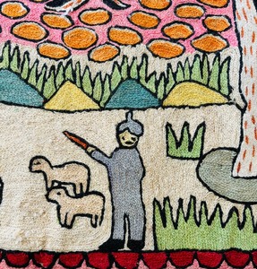 lot 56 image: Vintage Ethnic Textile