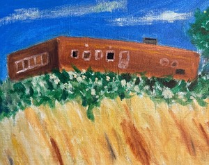 lot 120A image: Original Oil on Canvas Painting by Akihiko Kobayashi