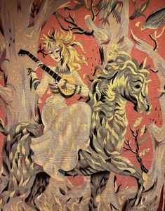lot 129 image: ML Aubusson Renard French Tapestry