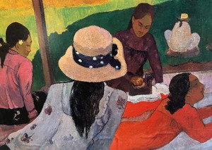 lot 148 image: The Midday Nap Siesta Unframed Print by Paul Gauguin