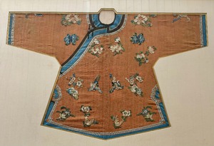 lot 12B image: Framed Antique Chinese Embroidered Tunic or Jacket
