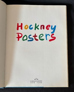 lot 197 image: David Hockey Posters Book