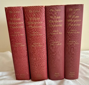 lot 300 image: Four Volumes of the Letters of William Makepeace Thackeray Edited by Gordon N. Ray
