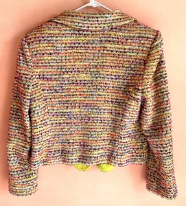 lot 260 image: Bright and Vibrant Vintage St. Johns Tweed Blazer
