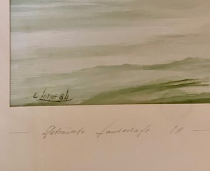 lot 240 image: Beautiful Framed Signed and Numbered Watercolor Art Print