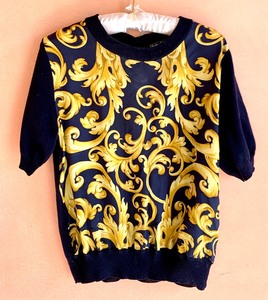 lot 247 image: Salvatore Ferragamo Top with Cardigan