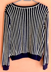lot 251 image: White Warren Knit Crew Neck Sweater