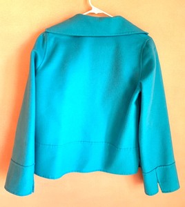 lot 229 image: Pretty Aqua Averado Bessi Cropped Jacket, Made in Italy