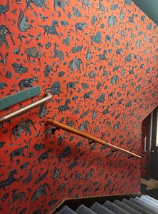 lot 321 image: Retro Wallpaper Kaminiski Ink Vintage Wallpaper