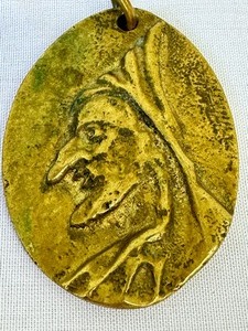 lot 48A image: Vintage Brass Pendant