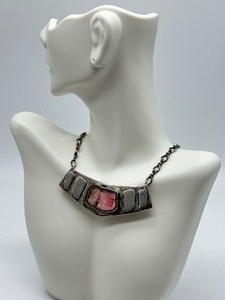 lot 311B image: Artisan Erica Bouza Sterling Silver Necklace