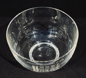 lot 367 image: Tiffany and Company Crystal Bowl for the Minneapolis Institute of Arts